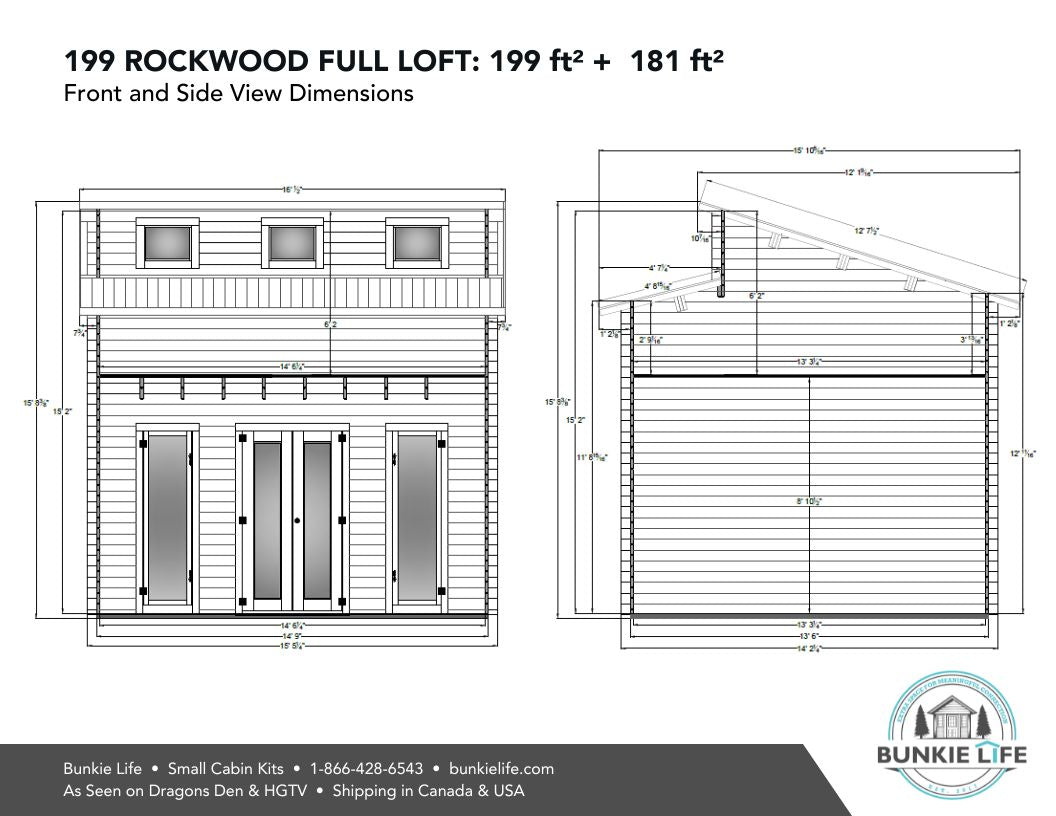 Rockwood™ 199 Bunkie with Full Loft- Free Shipping!!!