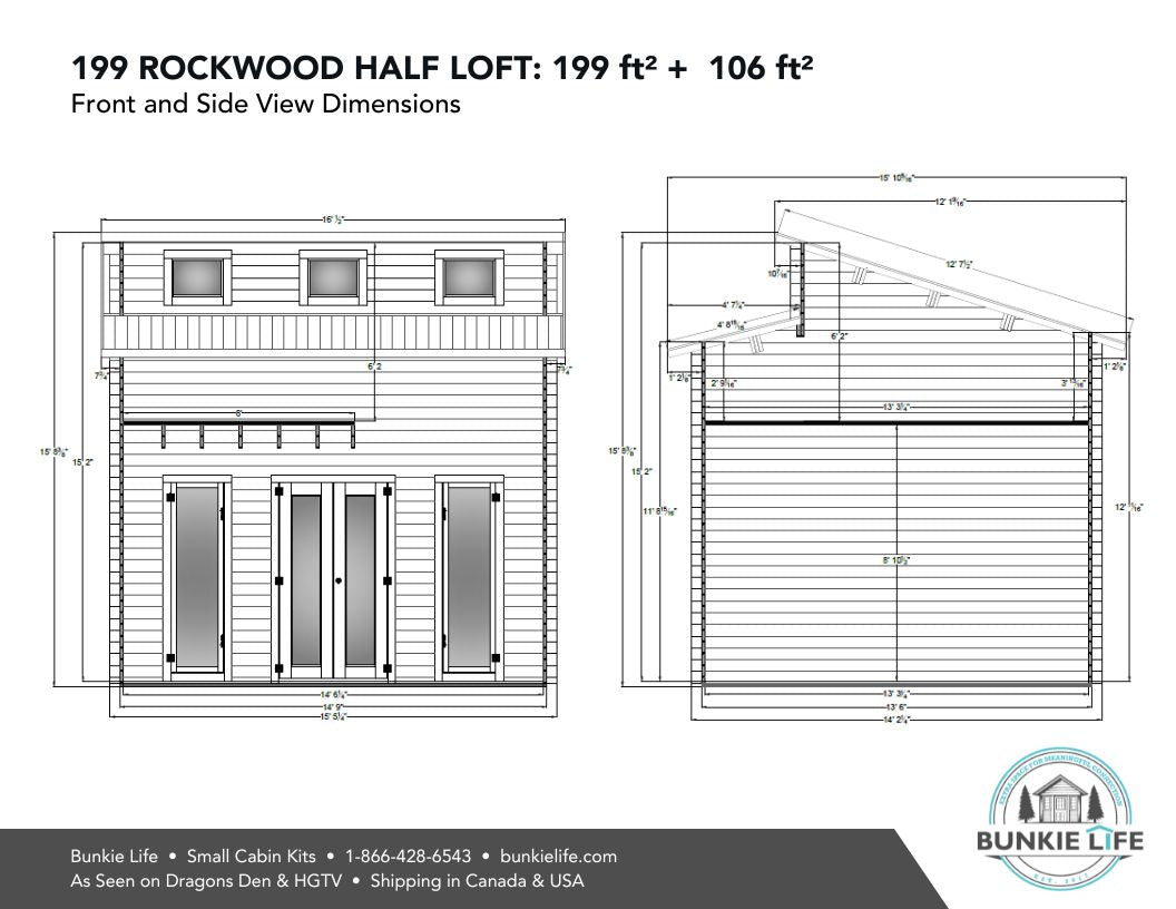 Rockwood™ 199 Bunkie with Half Loft- Free Shipping!!!
