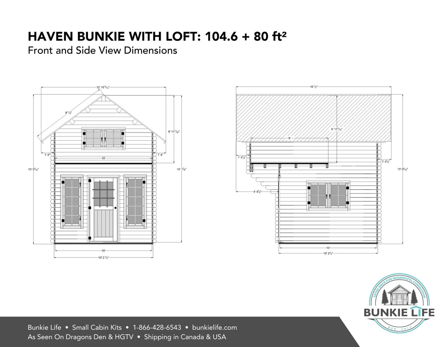 Haven™ Bunkie with Loft